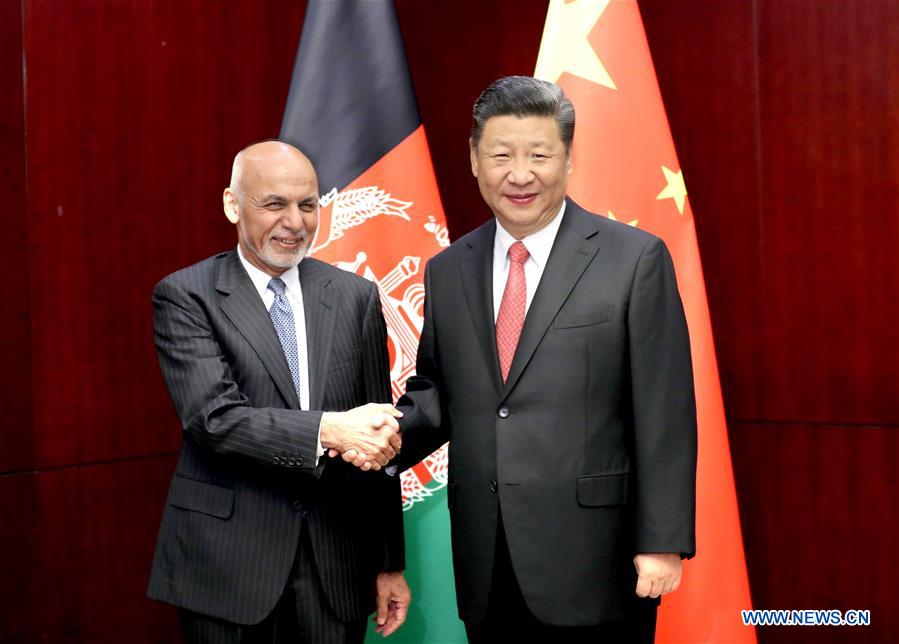 KAZAKHSTAN-CHINA-XI JINPING-AFGHANISTAN-GHANI-MEETING