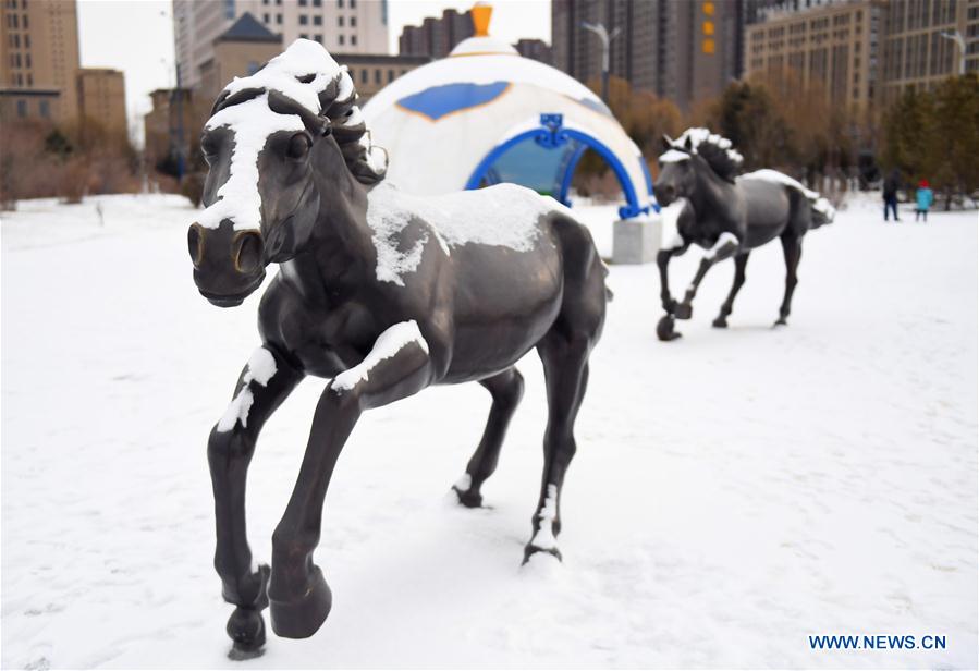 CHINA-HOHHOT-SNOWFALL(CN)