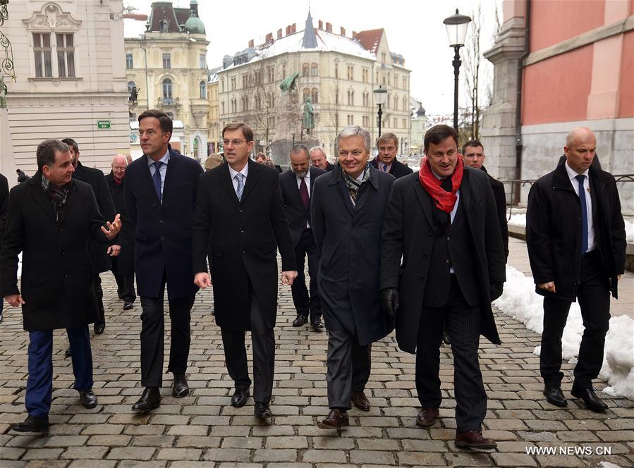 SLOVENIA-LJUBLJANA-BENELUX-SUMMIT