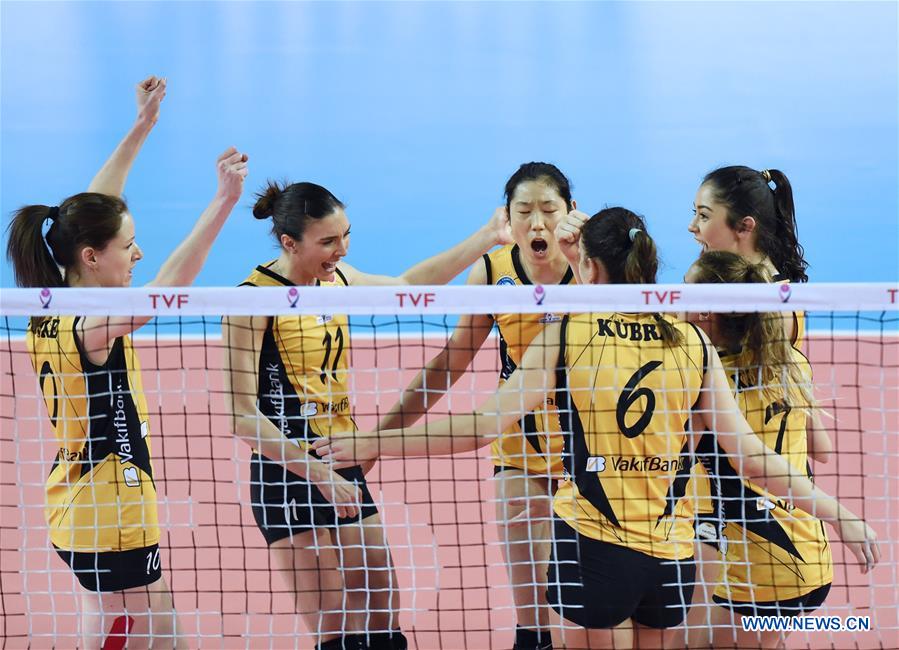 (SP)TURKEY-ISTANBUL-VOLLEYBALL-TURKISH WOMEN LEAGUE-PLAYOFFS-QUARTER FINAL-BESIKTAS VS VAKIFBANK