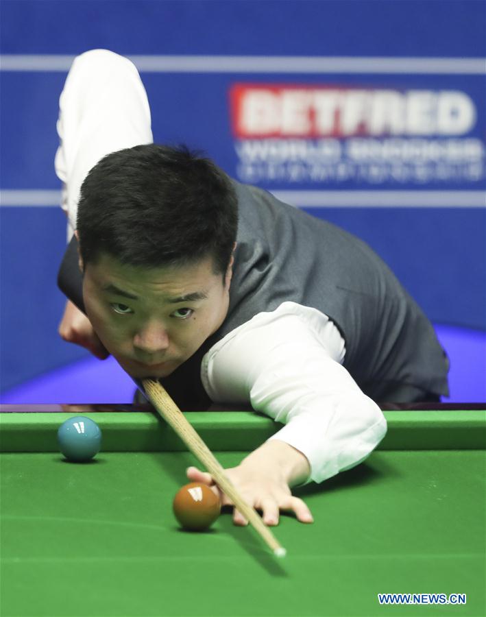 (SP)BRITAIN-SHEFFIELD-SNOOKER-WORLD CHAMPIONSHIP-DAY 3