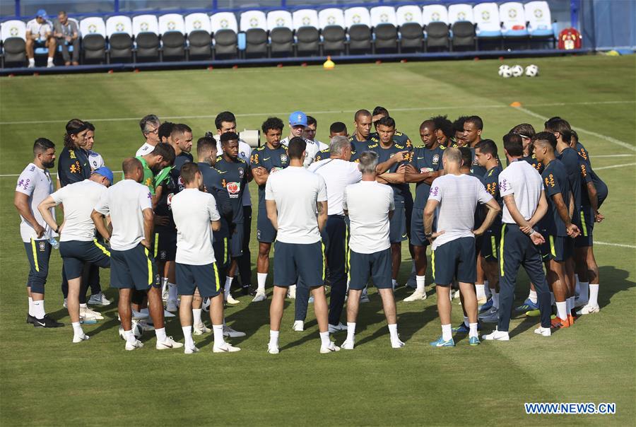 (SP)RUSSIA-SOCHI-2018 WORLD CUP-BRAZIL-TRAINING