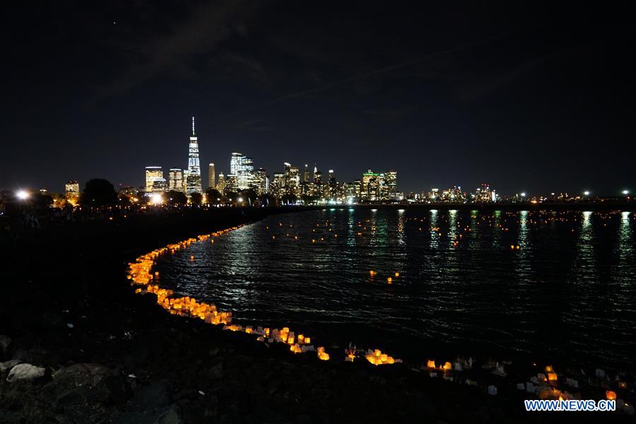 U.S.-NEW JERSEY-WATER LANTERN FESTIVAL