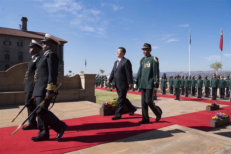 SOUTH AFRICA-PRETORIA-CHINA-XI JINPING-CYRIL RAMAPHOSA-TALKS