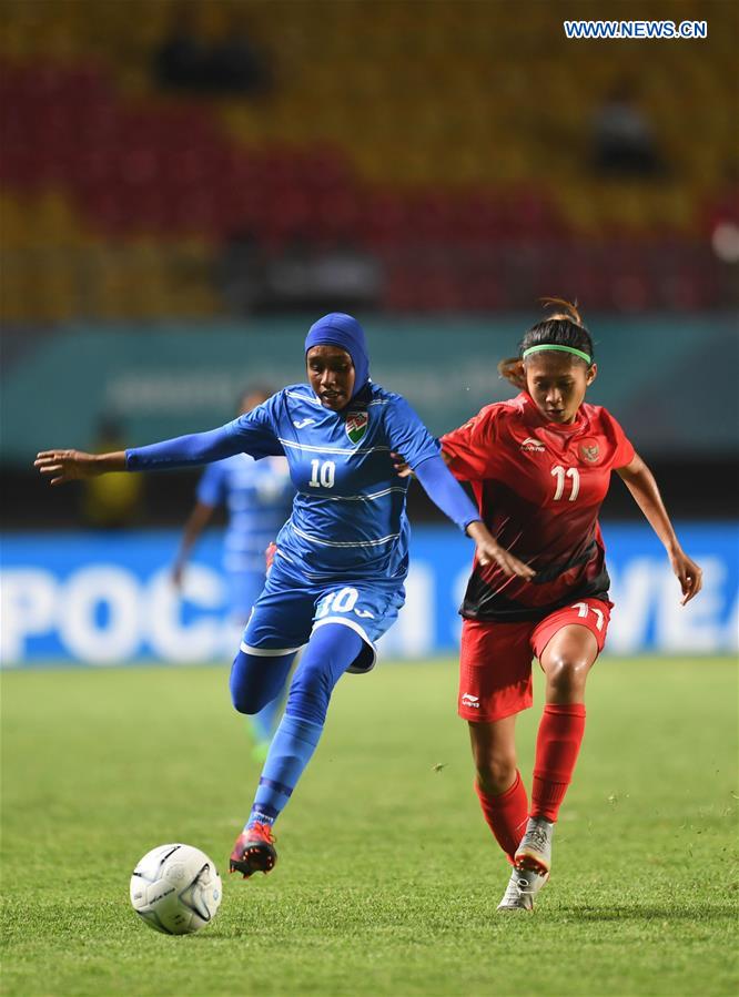 (SP)INDONESIA-PALEMBANG-ASIAN GAMES-FOOTBALL-INDONESIA VS MALDIVES