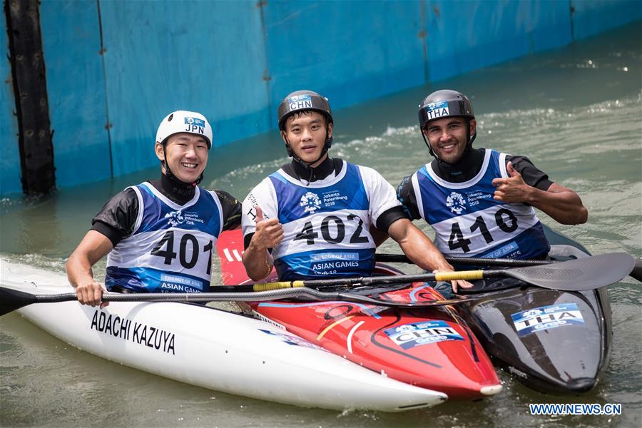 (SP)INDONESIA-WEST JAVA-ASIAN GAMES-MEN'S KAYAK SINGLE