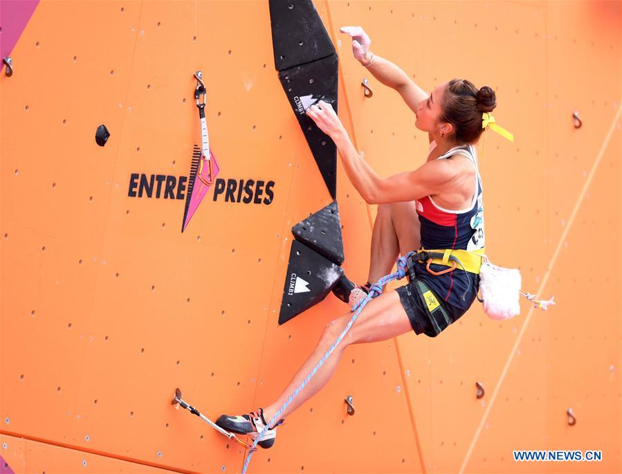 (SP)INDONESIA-PALEMBANG-ASIAN GAMES 2018-SPORT CLIMBING-WOMEN'S COMBINED FINAL