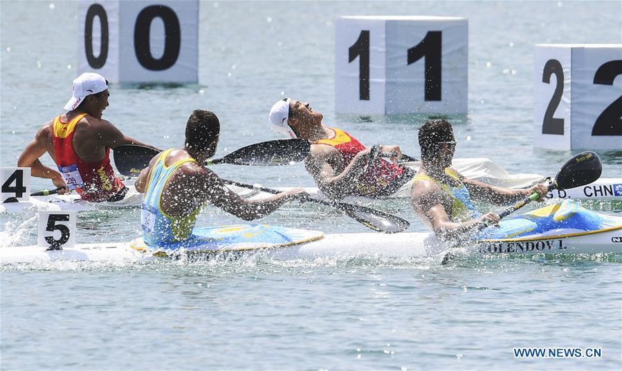 (SP)INDONESIA-PALEMBANG-ASIAN GAMES-MEN'S KAYAK DOUBLE (K2) 1000M