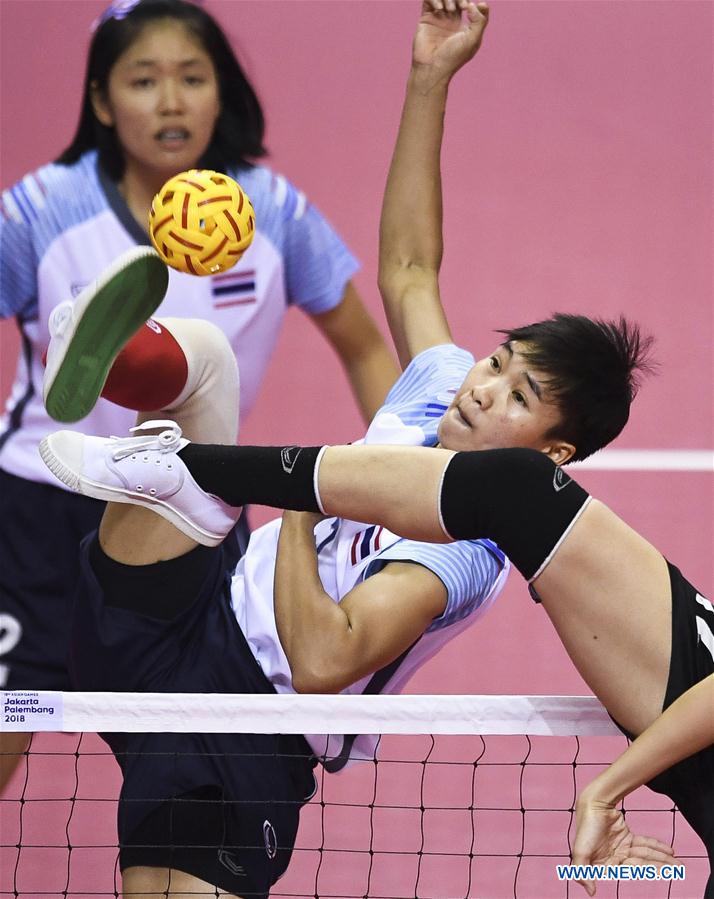 (SP)INDONESIA-PALEMBANG-ASIAN GAMES-SEPAKTAKRAW