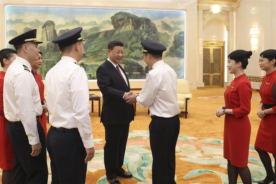 CHINA-BEIJING-XI JINPING-CABIN CREW (CN)