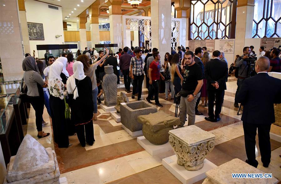 SYRIA-DAMASCUS-ANTIQUITIES-EXHIBITION