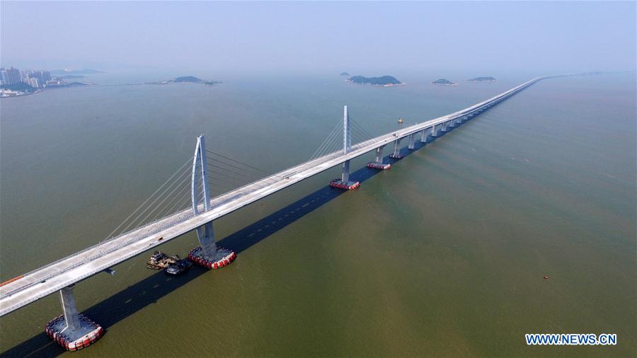 CHINA-HONG KONG-ZHUHAI-MACAO BRIDGE-CONSTRUCTION (CN)