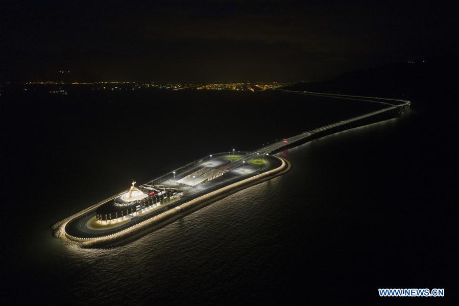 CHINA-HONG KONG-ZHUHAI-MACAO BRIDGE-AERIAL VIEW (CN)