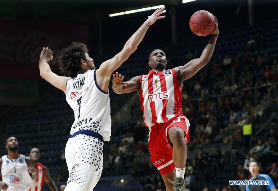 (SP)SERBIA-BELGRADE-BASKETBALL-EUROCUP-CRVENA ZVEZDA VS BRESCIA