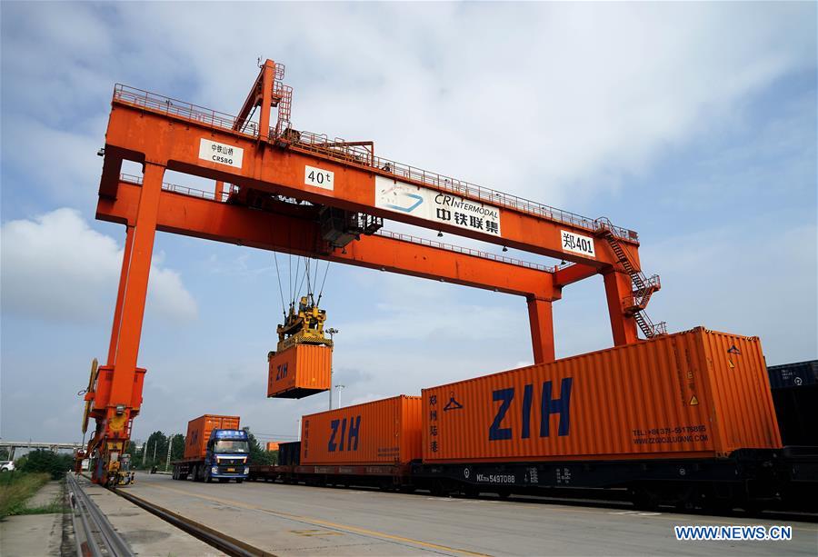 CHINA-EUROPE-FREIGHT TRAINS TRIPS-SURGING 