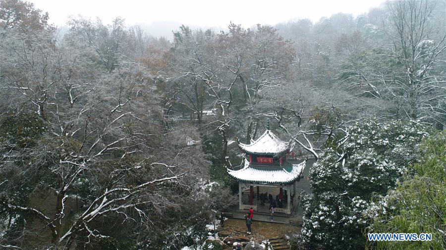 CHINA-CHANGSHA-YUELU MOUNTAIN-SNOW (CN)