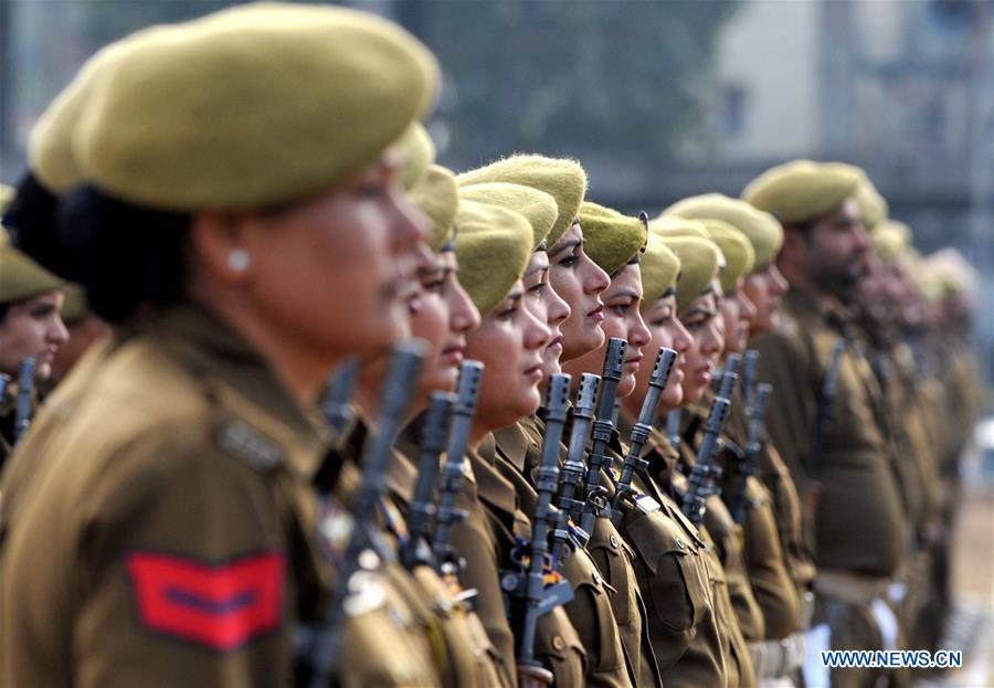 KASHMIR-SRINAGAR-REPUBLIC DAY-REHEARSAL