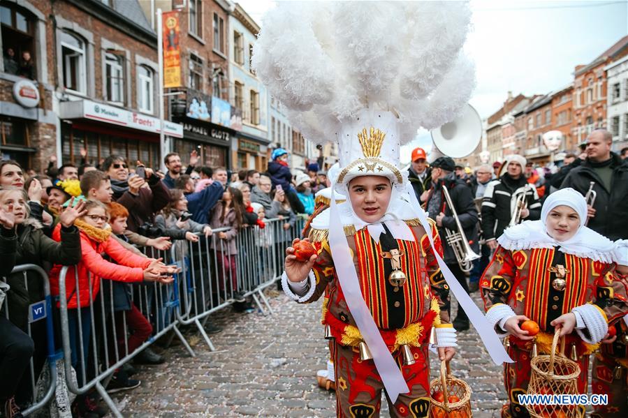 BELGIUM-BINCHE-CARNIVAL-GILLE