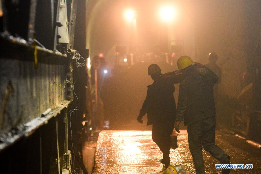 CHINA-XINJIANG-RAILWAY TUNNEL-CONSTRUCTION (CN)