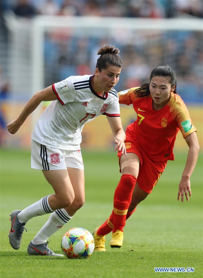 (SP)FRANCE-LE HAVRE-2019 FIFA WOMEN'S WORLD CUP-GROUP B-CHINA-SPAIN