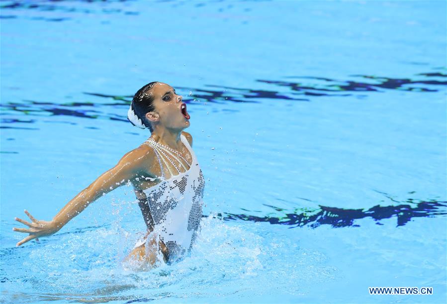 (SP)SOUTH KOREA-GWANGJU-FINA WORLD CHAMPIONSHIPS-ARTISTIC SWIMMING-WOMEN'S SOLO TECHNICAL FINAL