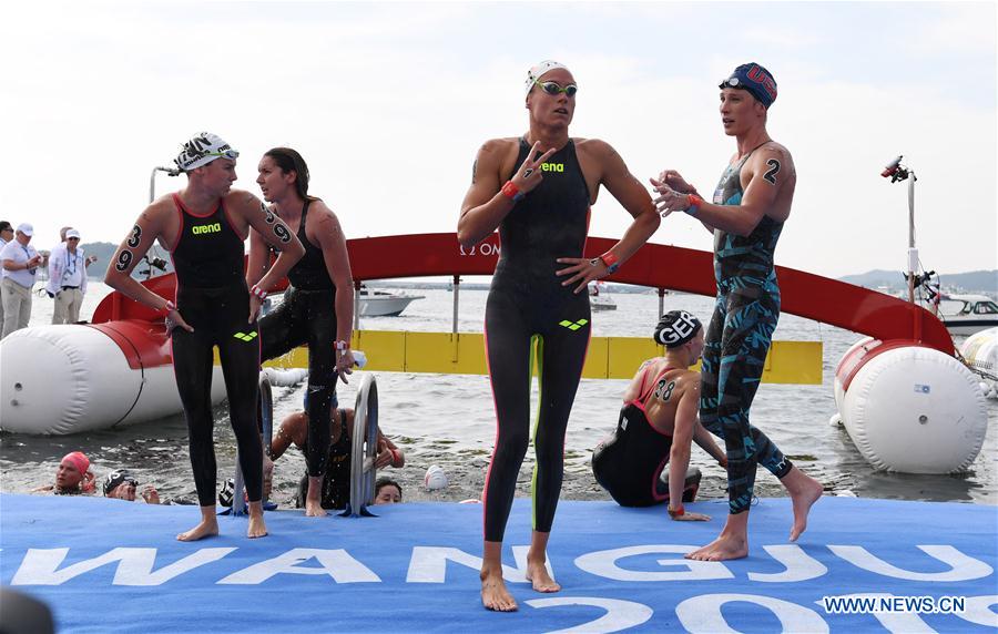 (SP)SOUTH KOREA-YEOSU-FINA WORLD CHAMPIONSHIPS-OPEN WATER SWIMMING-WOMEN 5KM