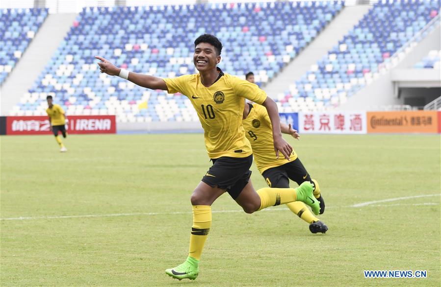 (SP)CHINA-HAIKOU-SOCCER-CFA CHINA INTERNATIONAL YOUTH FOOTBALL TOURNAMENT-IRAN VS MALAYSIA (CN)