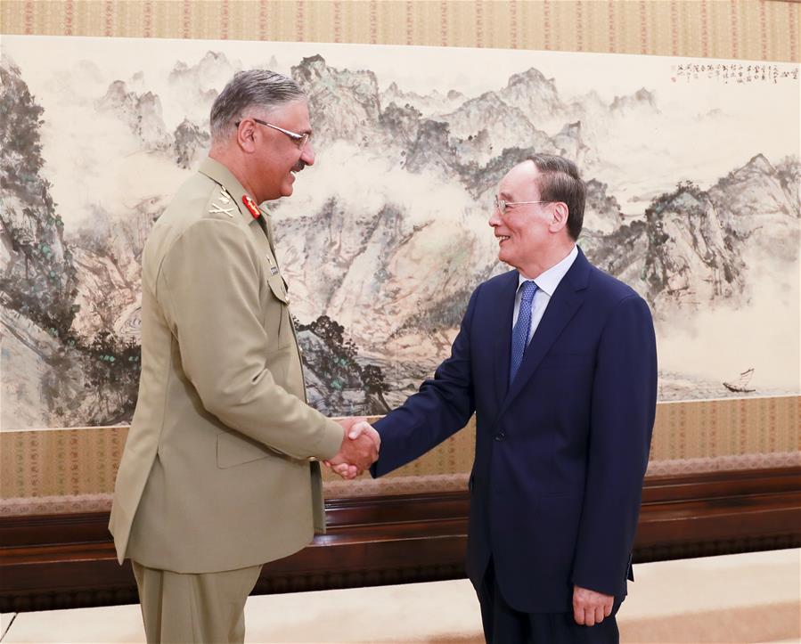 CHINA-BEIJING-WANG QISHAN-PAKISTAN-ZUBAIR MAHMOOD HAYAT-MEETING (CN)