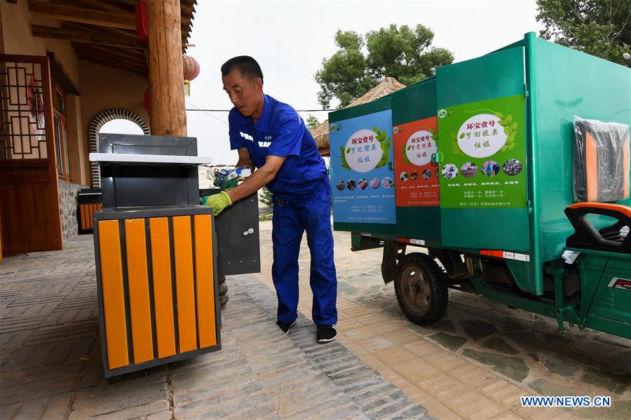 CHINA-INNER MONGOLIA-COUNTRYSIDE-GARBAGE SORTING