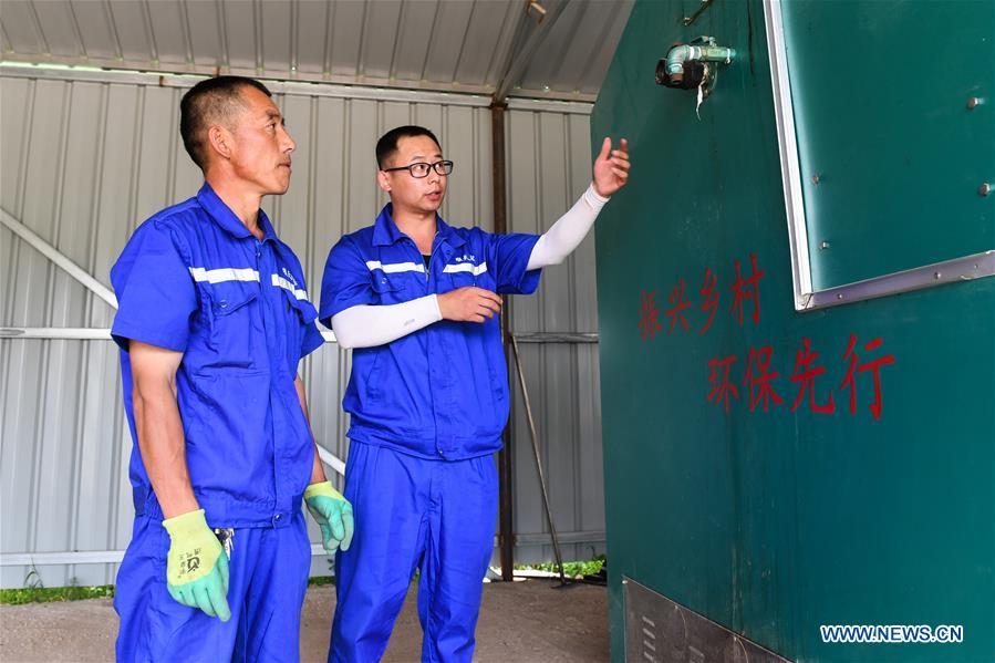 CHINA-INNER MONGOLIA-COUNTRYSIDE-GARBAGE SORTING