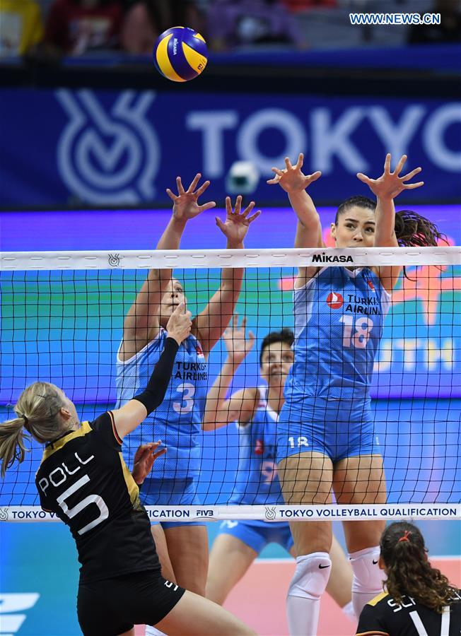 (SP)CHINA-NINGBO-FIVB-TOKYO VOLLEYBALL QUALIFICATION-TURKEY-GERMANY