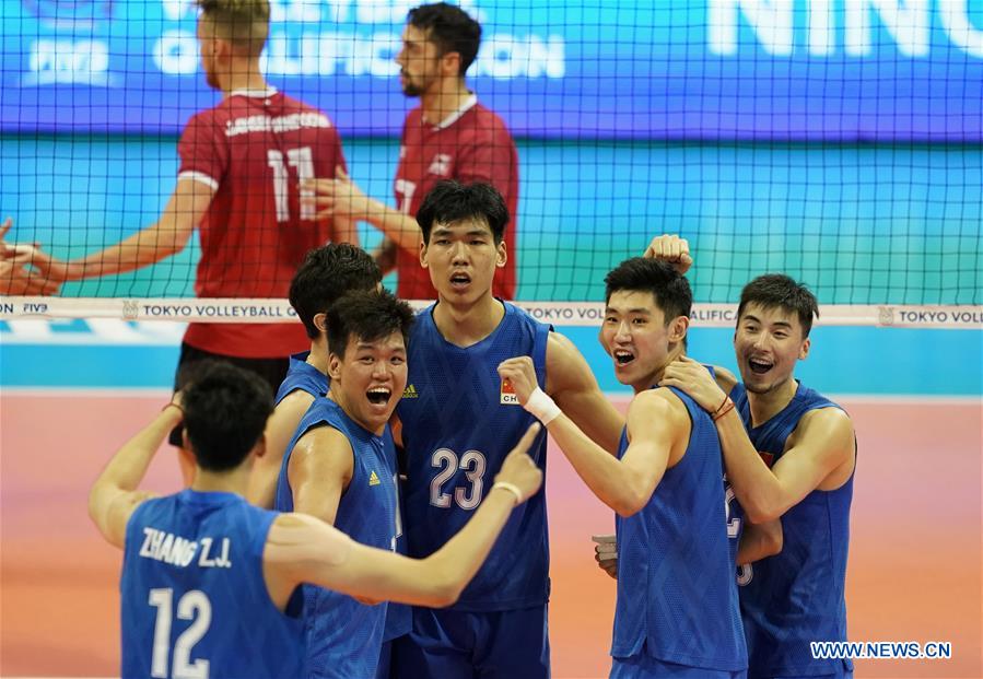 (SP)CHINA-NINGBO-FIVB-TOKYO VOLLEYBALL QUALIFICATION-CHN VS CAN (CN)