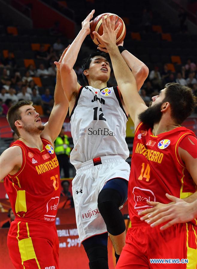 (SP)CHINA-DONGGUAN-BASKETBALL-FIBA WORLD CUP-GROUP O-MONTENEGRO VS JAPAN (CN)