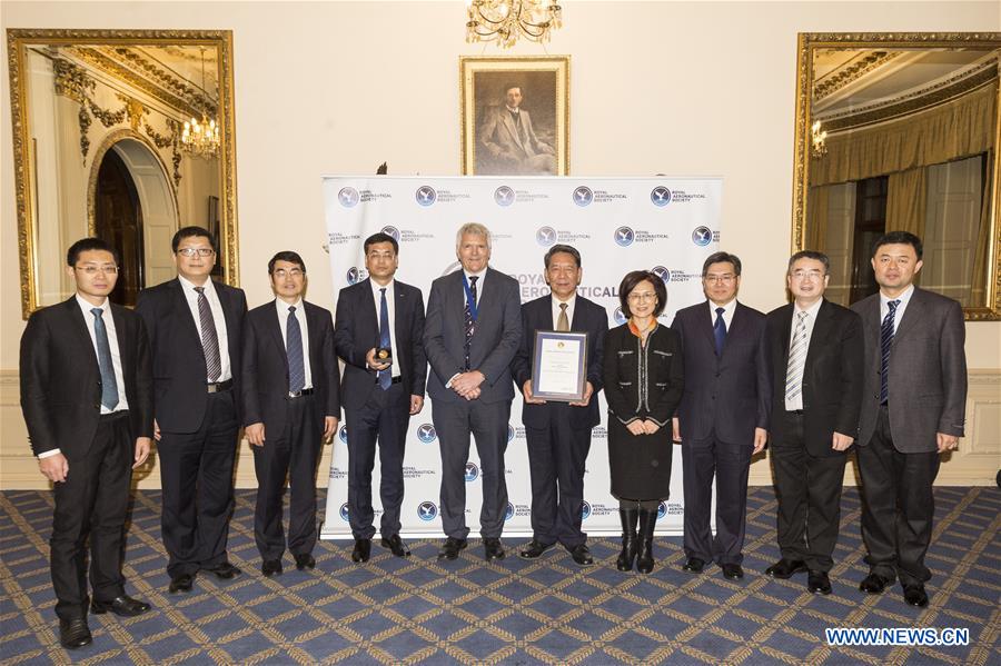 BRITAIN-LONDON-RAES-CHINA-CHANG'E-4 MISSION TEAM-AWARDING