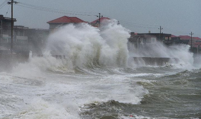 Typhoon Maria makes landfall in east China's Fujian