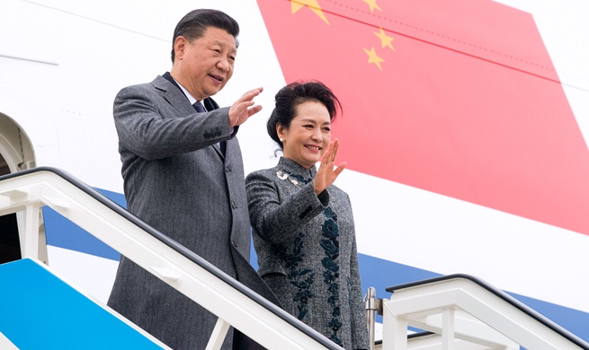 Chinese president arrives in Portugal for state visit