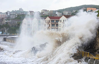 Typhoon Maria makes landfall in east China's Fujian