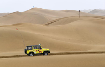 In pics: Shapotou desert-themed scenic spot in Zhongwei, NW China's Ningxia