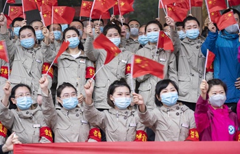 Medical workers from Jilin leave Wuhan after finishing their tasks