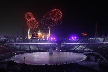 平昌冬奥会开幕式举行